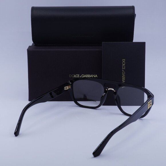 Dolce & Gabbana DG3415 501/55 Square Eyeglasses - Black 55mm - Picture 7 of 10